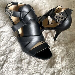 Coach cage strappy 3” heels size 8